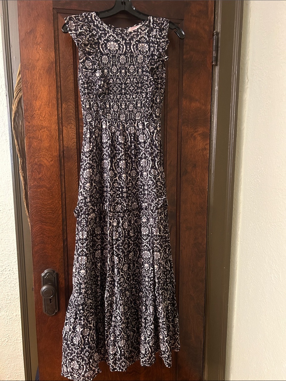 Banjanan Black and White Floral Maxi Dress